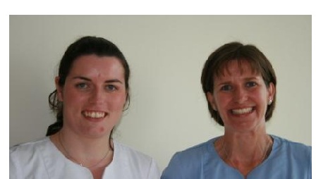 Nurses Claire Fitzgerald and Kelly O’Shea
